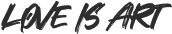 Love is art logo