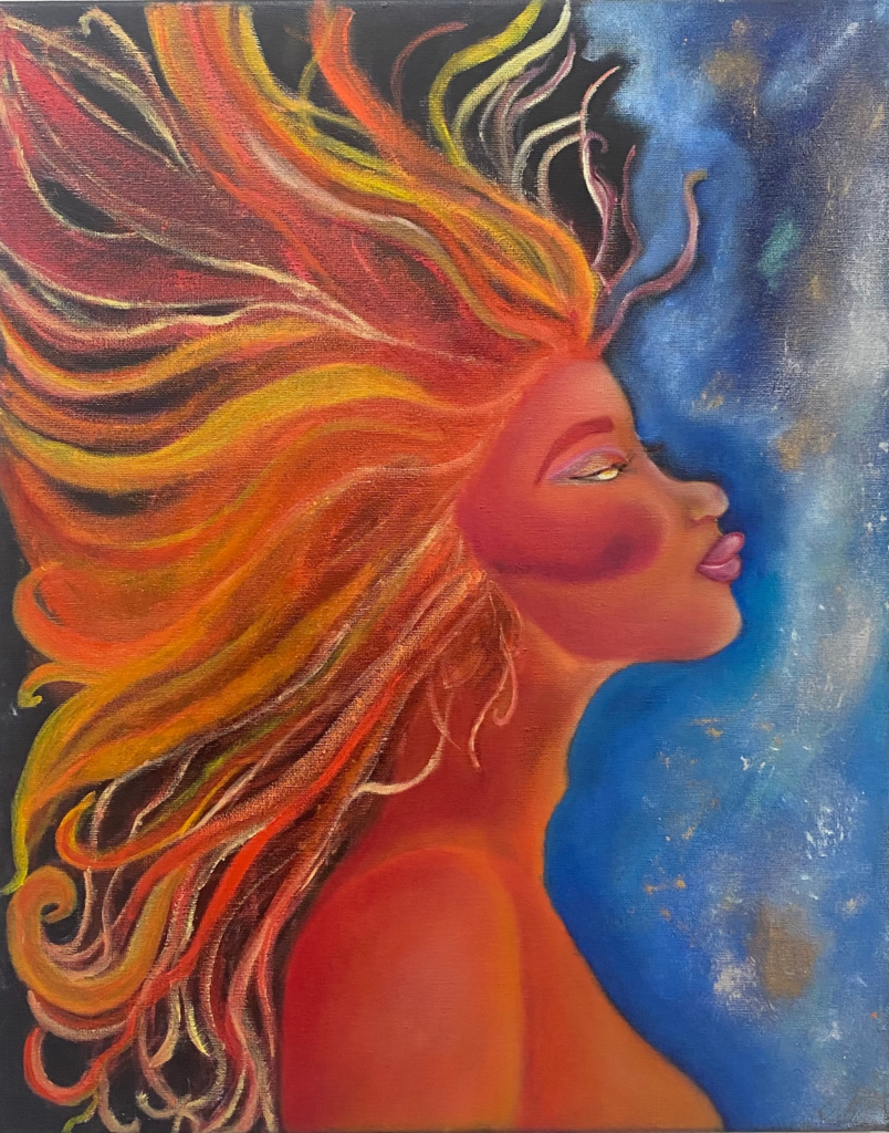 Liberty in The Stars Oil Paint on Canvas 2020