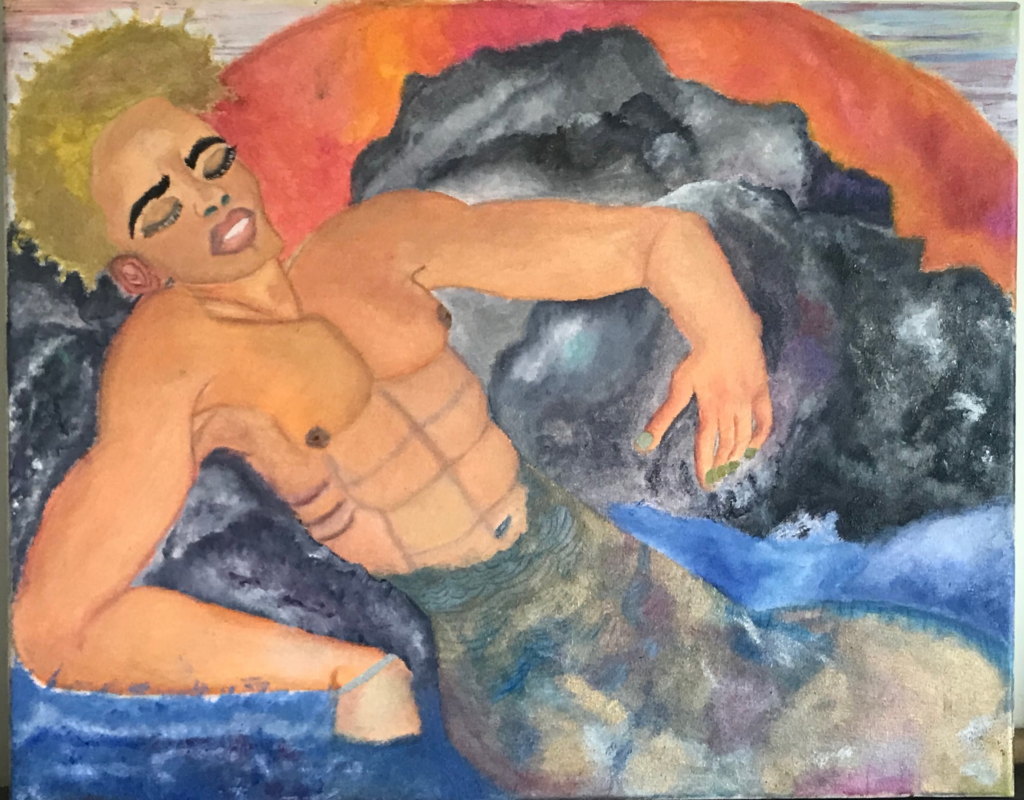Sea Creatures Oil Paint on Canvas 2019